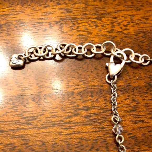 Brighton CUPIDS LOVE Swarovski Crystal reversible Heart Necklace - Picture 7 of 13